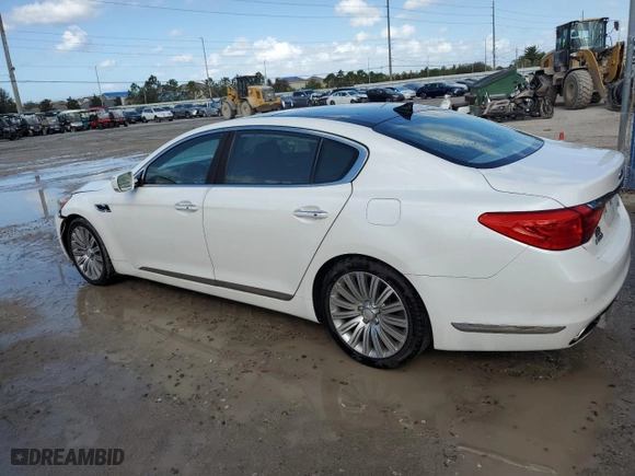 2015 Kia K900 Premium with VIN KNALU4D4XF6026310, listed as a Copart auction lot 79005234 with 93,007 mi miles and Salvage Title. Bid and sale history available at carsss.com. Image 2.