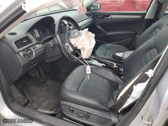 2015 Volkswagen Passat 1.8T Sport with VIN 1VWBT7A39FC081053, listed as a Copart auction lot 83367634 with 131,805 mi miles and Salvage Title. Bid and sale history available at carsss.com. Image 7.