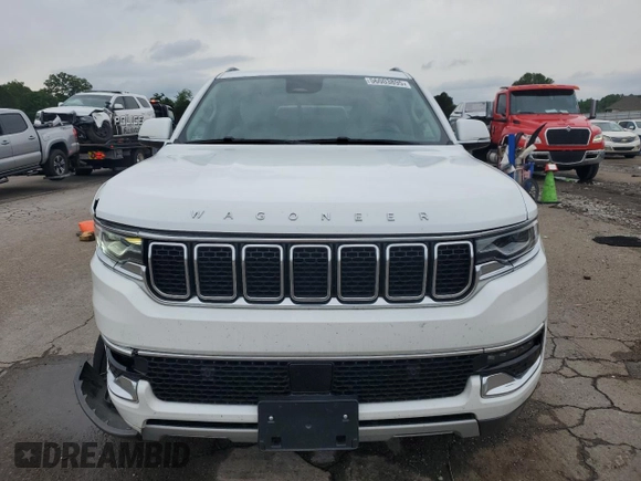2022 Jeep Wagoneer Series II with VIN 1C4SJUBT8NS117874, listed as a Copart auction lot 56003895 with 92,339 mi miles and Salvage title. Bid and sale history available at DreamBid. Image 5.