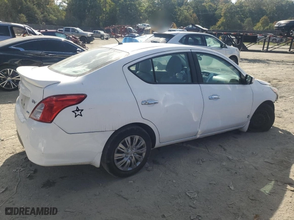 2015 Nissan Versa SV with VIN 3N1CN7AP0FL813551, listed as a Copart auction lot 76094654 with 66,223 mi miles and Non Repairable. Bid and sale history available at carsss.com. Image 3.