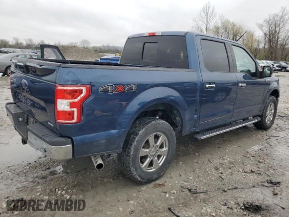 2018 Ford F-150 XL with VIN 1FTEW1EG1JKE92785, listed as a Copart auction lot 51144035 with 82,193 mi miles and Salvage Title. Bid and sale history available at carsss.com. Image 3.