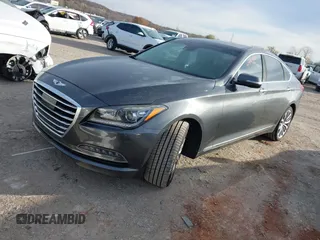 2017 Genesis G80 5.0L Ultimate with VIN KMHGN4JF0HU207725, listed as a IAAI auction lot 40953010 with 84,738 mi miles. Bid and sale history available at carsss.com. Image 17.