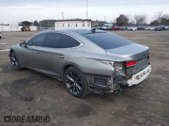 2018 Lexus LS 500 z VIN JTHC51FFXJ5002387, wystawiony jako IAAI lot #41178208 z przebiegiem 56 142 mil mil oraz . Historia ofert i sprzedaży dostępna na DreamBid. Obrazek 3.