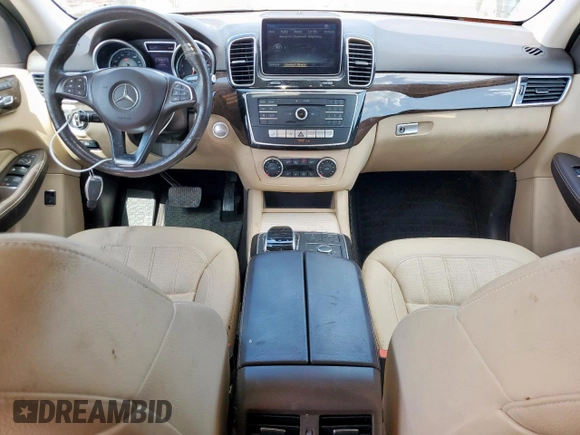 2016 Mercedes-Benz GLE 350 with VIN 4JGDA5HB7GA658965, listed as a Copart auction lot 62272645 with 126,563 mi miles and Salvage title. Bid and sale history available at DreamBid. Image 8.