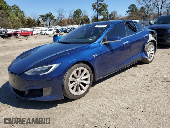 2016 Tesla Model S 90D z VIN 5YJSA1E27GF172611, wystawiony jako Copart lot #49434005 z przebiegiem 175 665 mil mil oraz Szkoda całkowita • Salvage title. Historia ofert i sprzedaży dostępna na DreamBid. Obrazek 1.