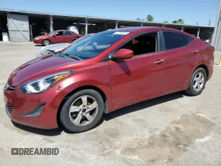 2015 Hyundai Elantra SE z VIN 5NPDH4AE2FH549738, wystawiony jako Copart lot #57289355 z przebiegiem 103 411 mil mil oraz Szkody całkowita. Historia ofert i sprzedaży dostępna na DreamBid. Obrazek 1.