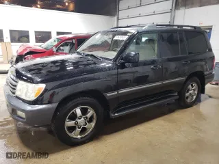 2006 Toyota Land Cruiser with VIN JTEHT05J962083450, listed as a Copart auction lot 51628905 with 264,486 mi miles and Salvage Title. Bid and sale history available at carsss.com. Image 1.