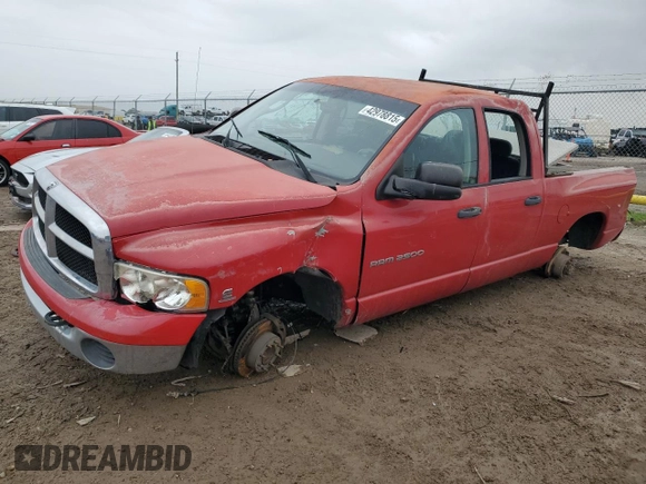 2004 Dodge Ram 2500 SLT with VIN 3D7KA28C94G272361, listed as a Copart auction lot 42978815 with 0 mi miles and Salvage Title. Bid and sale history available at carsss.com. Image 2.