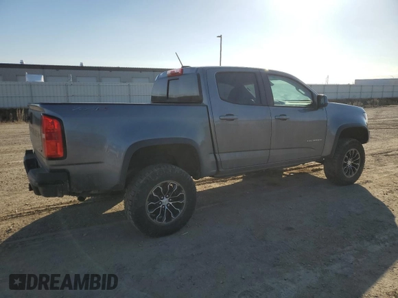 2021 Chevrolet Colorado 4WD ZR2 with VIN 1GCGTEEN6M1221254, listed as a Copart auction lot 51690365 with 49,063 mi miles and Salvage title. Bid and sale history available at DreamBid. Image 3.
