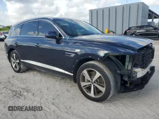 2023 Genesis GV80 with VIN KMUHBDSB7PU115195, listed as a Copart auction lot 51302515 with 15,285 mi miles and Salvage Title. Bid and sale history available at carsss.com. Image 4.