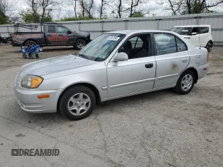2004 Hyundai Accent GL with VIN KMHCG45C94U515186, listed as a Copart auction lot 52697284 with 49,236 mi miles and Salvage Title. Bid and sale history available at carsss.com. Image 1.