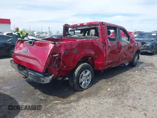 2016 Ford F-150 XLT with VIN 1FTEW1EP3GKF61243, listed as a IAAI auction lot 41842070 with 1 mi miles. Bid and sale history available at carsss.com. Image 4.