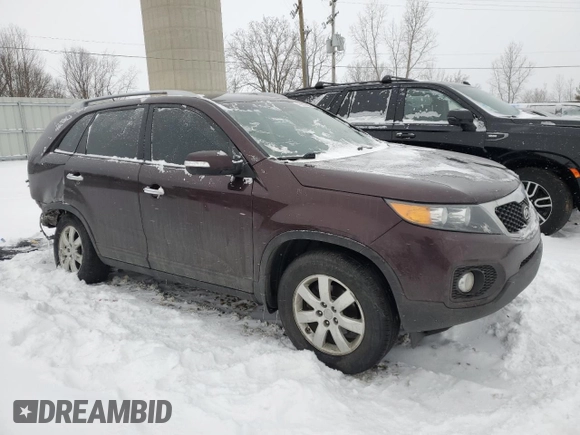 2011 Kia Sorento LX with VIN 5XYKT3A16BG084024, listed as a Copart auction lot 45290665 with 138,621 mi miles and Clean Title. Bid and sale history available at DreamBid. Image 4.
