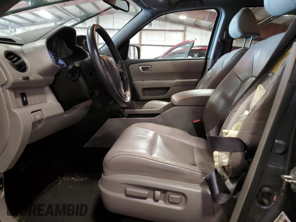 2012 Honda Pilot EX-L with VIN 5FNYF4H54CB042010, listed as a Copart auction lot 60454185 with Not provided miles and Clean title. Bid and sale history available at DreamBid. Image 7.
