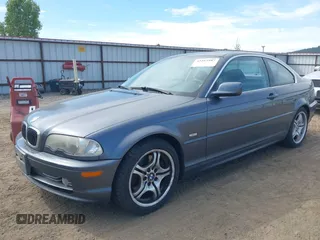 2002 BMW 3 Series 330Ci with VIN WBABN534X2JU26438, listed as a IAAI auction lot 42203983 with 207,394 mi miles and . Bid and sale history available at carsss.com. Image 2.