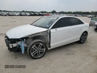 2020 Audi A3 Sedan Premium with VIN WAUAUGFF8LA103658, listed as a Copart auction lot 53106064 with 24,748 mi miles and Salvage Title. Bid and sale history available at carsss.com. Image 1.