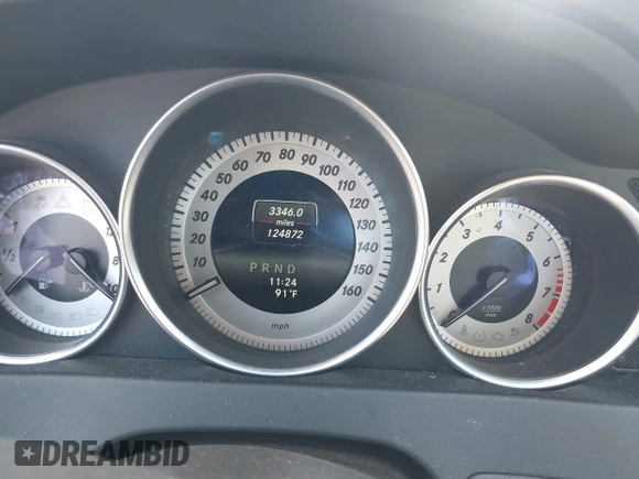 2014 Mercedes-Benz C-Class C 250 with VIN WDDGJ4HBXEG296917, listed as a IAAI auction lot 42068339 with 124,872 mi miles. Bid and sale history available at carsss.com. Image 15.