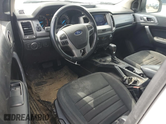 2021 Ford Ranger XL with VIN 1FTER1FHXMLD55535, listed as a Copart auction lot 50554475 with 113,294 mi miles and Salvage title. Bid and sale history available at DreamBid. Image 8.