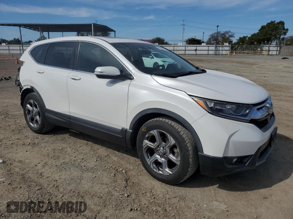 2019 Honda CR-V EX with VIN 5J6RW1H59KA012697, listed as a Copart auction lot 51002785 with 95,257 mi miles and Salvage Title. Bid and sale history available at carsss.com. Image 4.