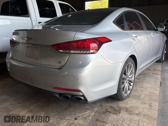 2015 Hyundai Genesis 5.0L with VIN KMHGN4JF8FU010248, listed as a Copart auction lot 53686765 with 120,312 mi miles and Clean Title. Bid and sale history available at carsss.com. Image 4.
