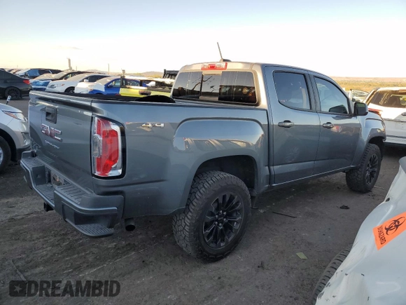 2021 GMC Canyon 4WD Elevation with VIN 1GTG6CEN8M1199124, listed as a Copart auction lot 78268534 with 62,265 mi miles and Salvage Title. Bid and sale history available at carsss.com. Image 3.