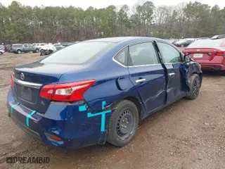 2019 Nissan Sentra SR with VIN 3N1AB7AP0KY451718, listed as a IAAI auction lot 41589891 with 61,426 mi miles. Bid and sale history available at carsss.com. Image 4.