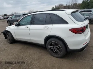 2021 Mercedes-Benz GLC 300 with VIN W1N0G8EB0MV264079, listed as a Copart auction lot 84790434 with 77,651 mi miles and Clean title. Bid and sale history available at DreamBid. Image 2.