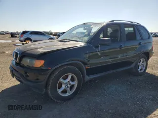 2001 BMW X5 3.0i with VIN WBAFA535X1LM72196, listed as a Copart auction lot 51695485 with 171,457 mi miles and Salvage Title. Bid and sale history available at carsss.com. Image 1.
