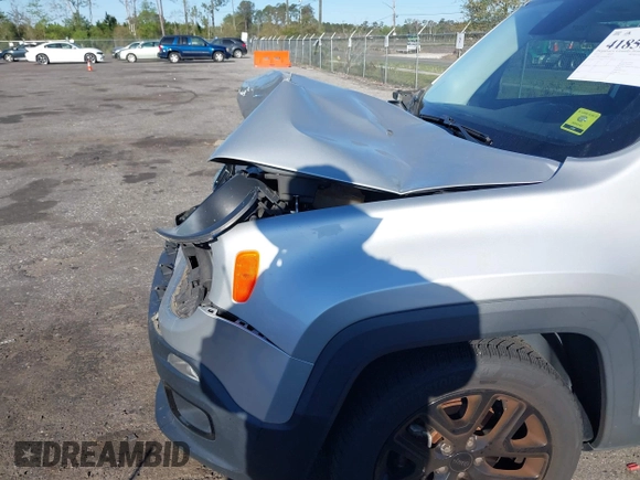 2017 Jeep Renegade Latitude with VIN ZACCJABB9HPE65123, listed as a IAAI auction lot 41856382 with 73,678 mi miles. Bid and sale history available at carsss.com. Image 6.