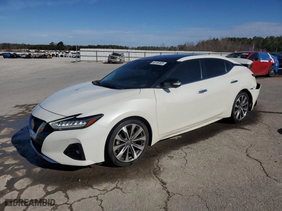 2019 Nissan Maxima S with VIN 1N4AA6AV5KC366963, listed as a Copart auction lot 46193305 with NaN miles and Salvage Title. Bid and sale history available at carsss.com. Image 1.