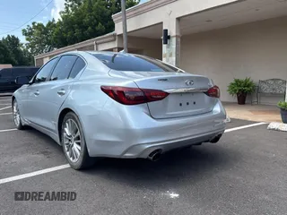 2018 Infiniti Q50 Luxe with VIN JN1EV7AP6JM350970, listed as a Copart auction lot 65393755 with 108,287 mi miles and Clean title. Bid and sale history available at DreamBid. Image 3.