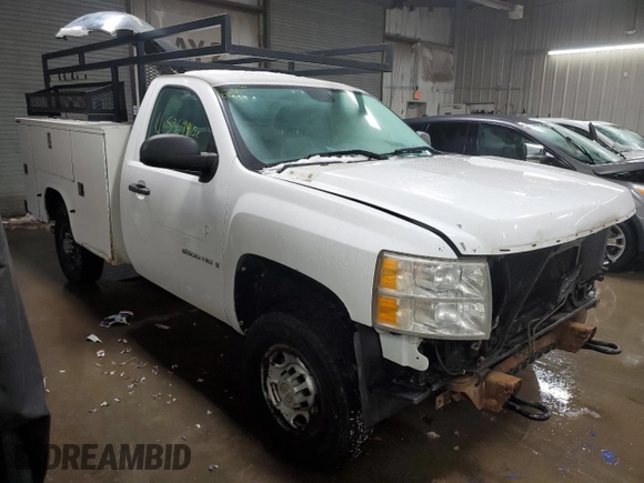 2009 Chevrolet Silverado 1500 with VIN 1GBHC44KX9F170295, listed as a Copart auction lot 45369965 with 166,640 mi miles and Salvage Title. Bid and sale history available at DreamBid. Image 4.