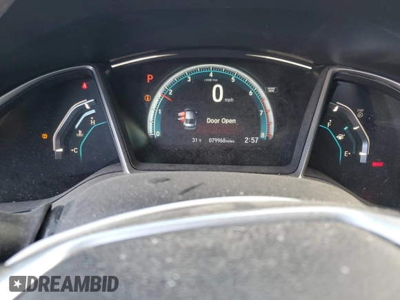 2017 Honda Civic Sedan EX-T with VIN 19XFC1F35HE213991, listed as a Copart auction lot 87197614 with 79,968 mi miles and Non Repairable. Bid and sale history available at carsss.com. Image 9.