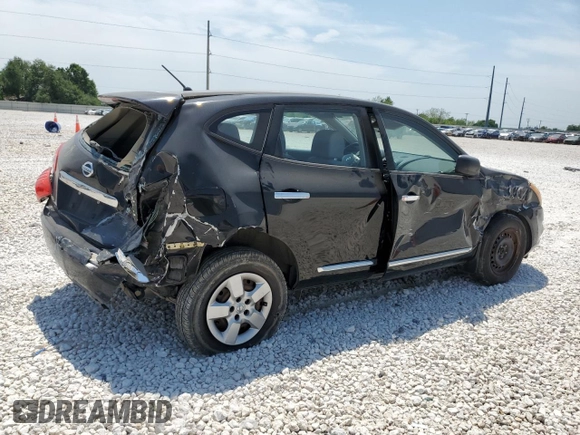 2013 Nissan Rogue S with VIN JN8AS5MT9DW501170, listed as a Copart auction lot 53796655 with 148,086 mi miles and Salvage Title. Bid and sale history available at DreamBid. Image 3.