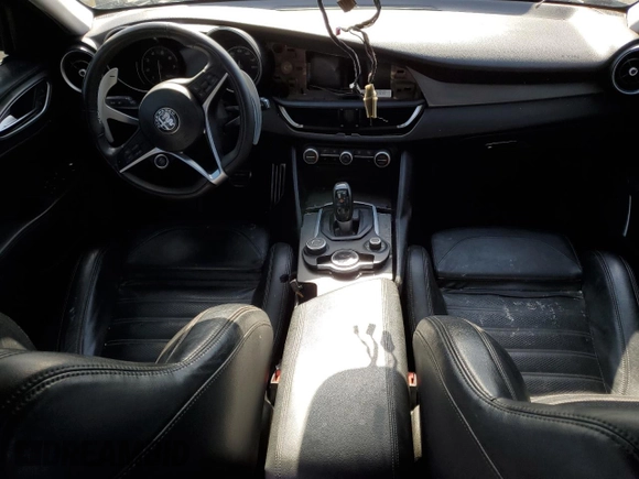 2018 Alfa Romeo Giulia Ti Sport with VIN ZARFAECN0J7591456, listed as a Copart auction lot 51618733 with 0 mi miles. Bid and sale history available at carsss.com. Image 8.
