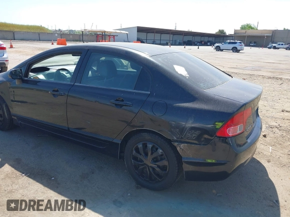 2007 Honda Civic Sdn LX with VIN 1HGFA16507L126952, listed as a IAAI auction lot 42104129 with 182,111 mi miles. Bid and sale history available at carsss.com. Image 6.