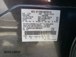 2020 Ford Edge SEL с VIN 2FMPK3J97LBB39094, выставлен на аукционе Copart как лот 58571215 с пробегом 95 329 миль миль и Списание • Salvage title. История ставок и продаж доступна на DreamBid. Изображение 13.
