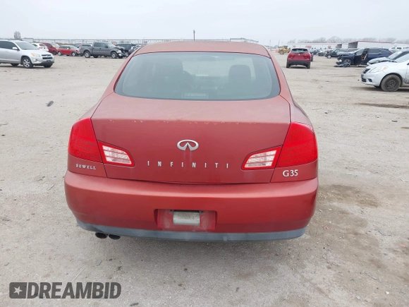 2003 Infiniti G35 w/Leather with VIN JNKCV51E33M306630, listed as a IAAI auction lot 41518649 with 173,087 mi miles. Bid and sale history available at carsss.com. Image 17.