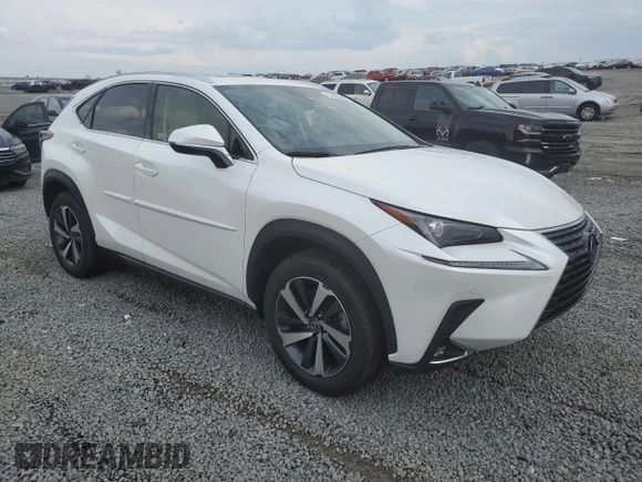 2020 Lexus NX 300 with VIN JTJGARDZ0L2218308, listed as a Copart auction lot 51863955 with 44,156 mi miles and Salvage Title. Bid and sale history available at DreamBid. Image 4.