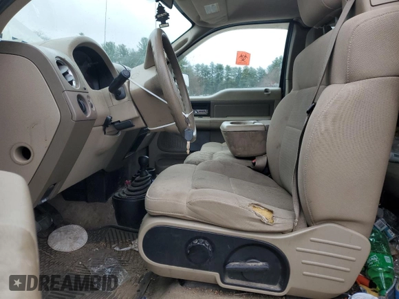 2006 Ford F-150 XLT with VIN 1FTPX14596NB09316, listed as a Copart auction lot 51838935 with 0 mi miles and Clean Title. Bid and sale history available at carsss.com. Image 7.
