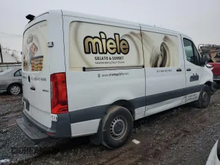 2021 Mercedes-Benz Sprinter Cargo with VIN W1Y4EBHY6MT069607, listed as a Copart auction lot 85553964 with Not Provided miles and Salvage Title. Bid and sale history available at carsss.com. Image 3.