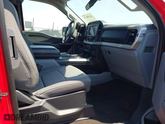 2021 Ford F-150 XL with VIN 1FTEX1C82MKE57427, listed as a IAAI auction lot 42149679 with 52,014 mi miles and . Bid and sale history available at DreamBid. Image 5.