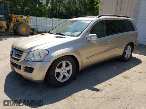 2007 Mercedes-Benz GL-Class with VIN 4JGBF71E07A134839, listed as a Copart auction lot 63412214 with 113,294 mi miles and Non Repairable. Bid and sale history available at carsss.com. Image 1.