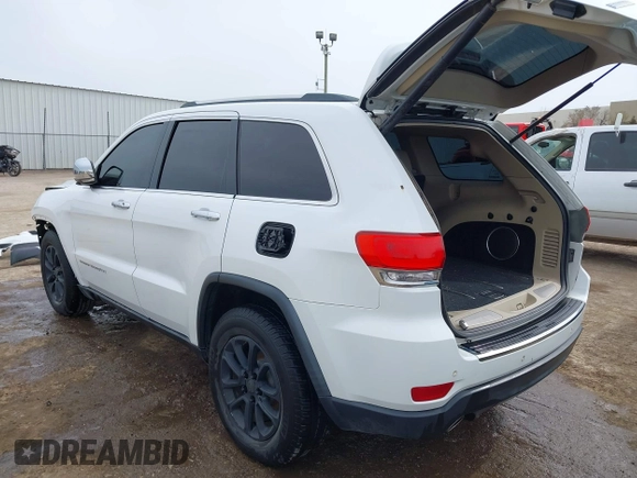 2014 Jeep Grand Cherokee Limited with VIN 1C4RJEBG8EC404004, listed as a IAAI auction lot 41745008 with 110,442 mi miles. Bid and sale history available at carsss.com. Image 3.