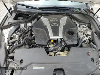 2018 Infiniti Q50 Luxe with VIN JN1EV7APXJM364158, listed as a Copart auction lot 60729825 with 88,018 mi miles and Salvage title. Bid and sale history available at DreamBid. Image 11.