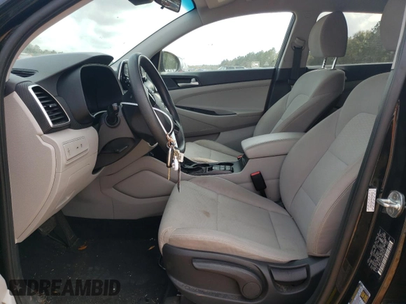 2021 Hyundai Tucson SE with VIN KM8J23A49MU290332, listed as a Copart auction lot 49073235 with 109,451 mi miles and Salvage Title. Bid and sale history available at carsss.com. Image 7.