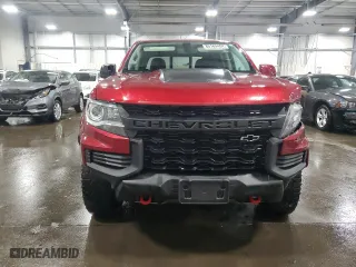 2021 Chevrolet Colorado 4WD ZR2 with VIN 1GCGTEEN7M1111894, listed as a Copart auction lot 85169404 with 56,965 mi miles and Salvage Title. Bid and sale history available at carsss.com. Image 5.