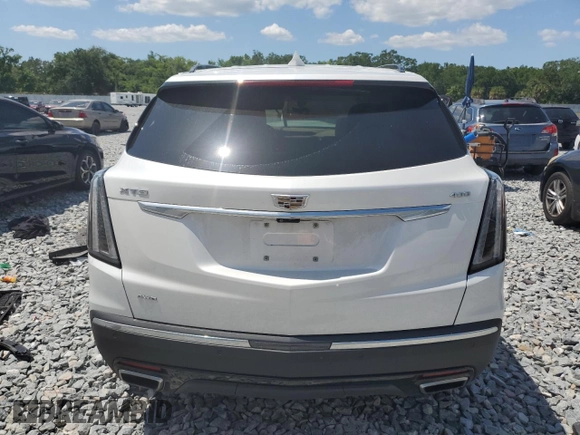2021 Cadillac XT5 AWD Sport with VIN 1GYKNHRS3MZ203120, listed as a Copart auction lot 52539475 with Not provided miles and Salvage title. Bid and sale history available at DreamBid. Image 6.