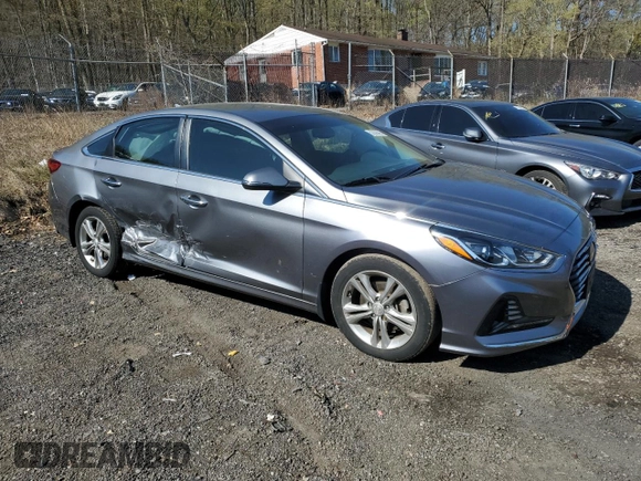 2018 Hyundai Sonata SEL with VIN 5NPE34AF2JH685825, listed as a Copart auction lot 52036325 with 45,680 mi miles and Salvage Title. Bid and sale history available at DreamBid. Image 4.