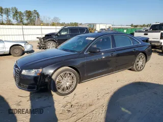 2015 Audi A8 L 3.0T with VIN WAU3GAFD1FN017875, listed as a Copart auction lot 88210815 with 124,720 mi miles and Salvage Title. Bid and sale history available at carsss.com. Image 1.